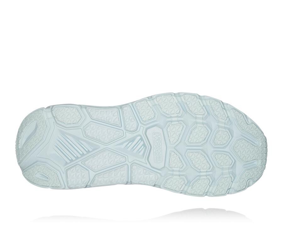 Hoka One One Womens Walking Shoes - Clifton 6 - Blue/White - ZIJN87465